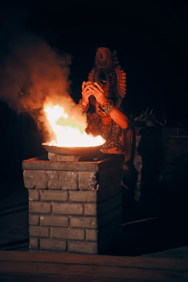 shaman with fire experience in belize