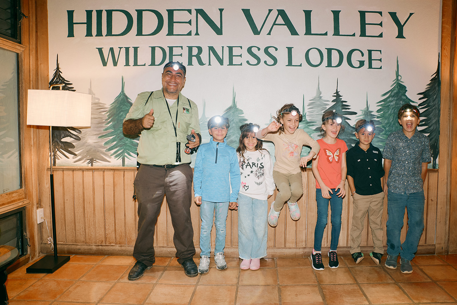 kids having fun at belize lodge